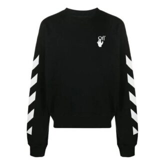 Arrows Back Logo Pullover Black