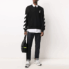 Arrows Back Logo Pullover Black