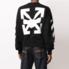 Arrows Back Logo Pullover Black