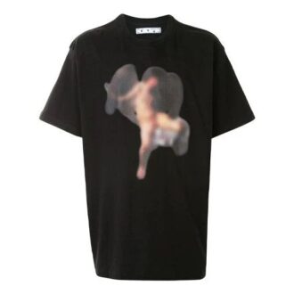 Arrows Blurred Logo Teeee Men’ s Black