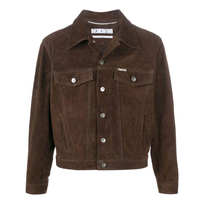 Arrows Classic Pattern Jacket Brown