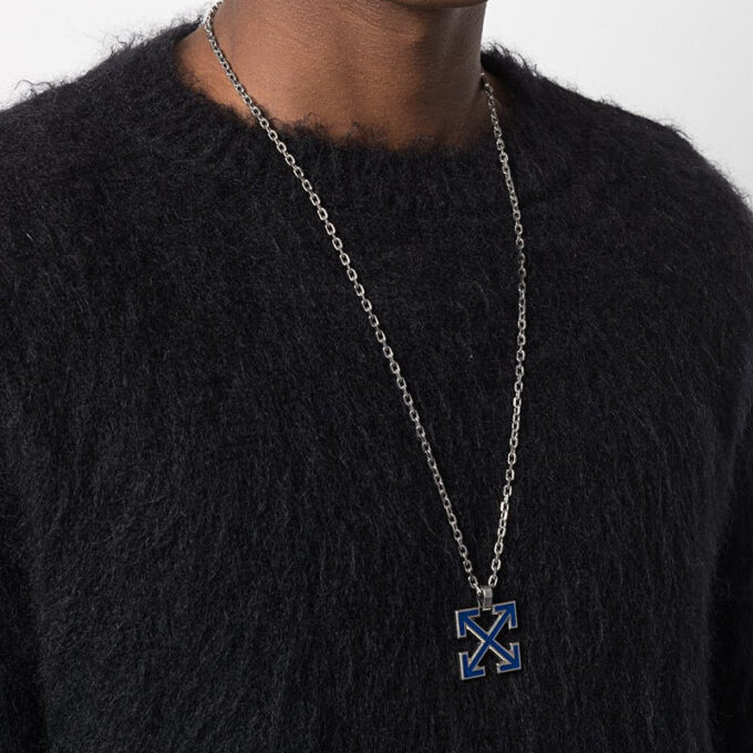 Arrows Enamel Unisex Blue
