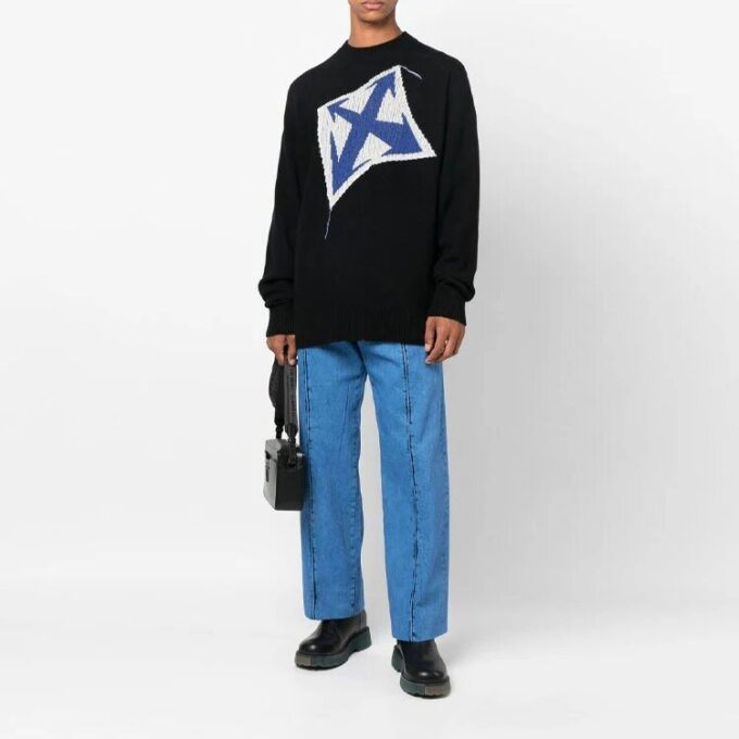 Arrows Intarsia Wool Jumper