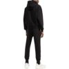 Arrows Logo-Print Cotton Hoodie “Black”