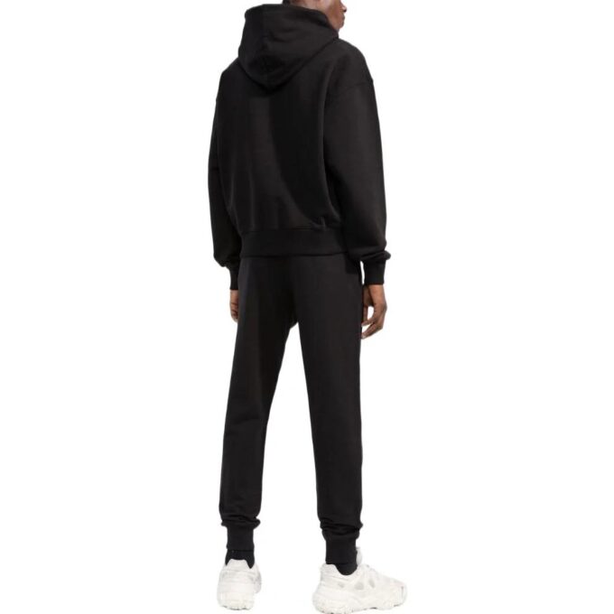 Arrows Logo-Print Cotton Hoodie “Black”