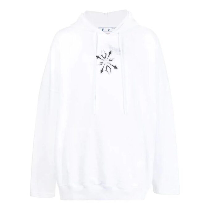 Arrows Logo-Print Hoodie