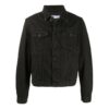 Arrows Logo Printed Denim Jacket Men Black