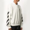 Arrows Logo Printing Pullover Men Grey/White