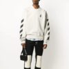 Arrows Logo Printing Pullover Men Grey/White