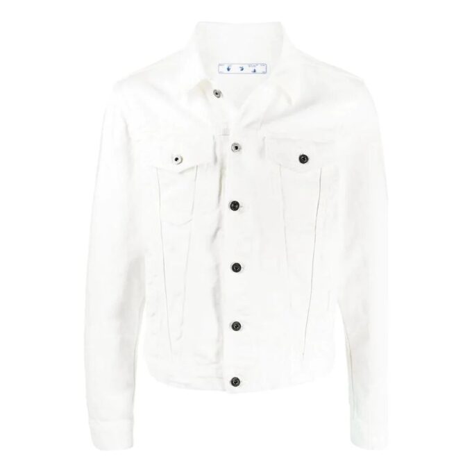 Arrows-Motif Shirt Jacket