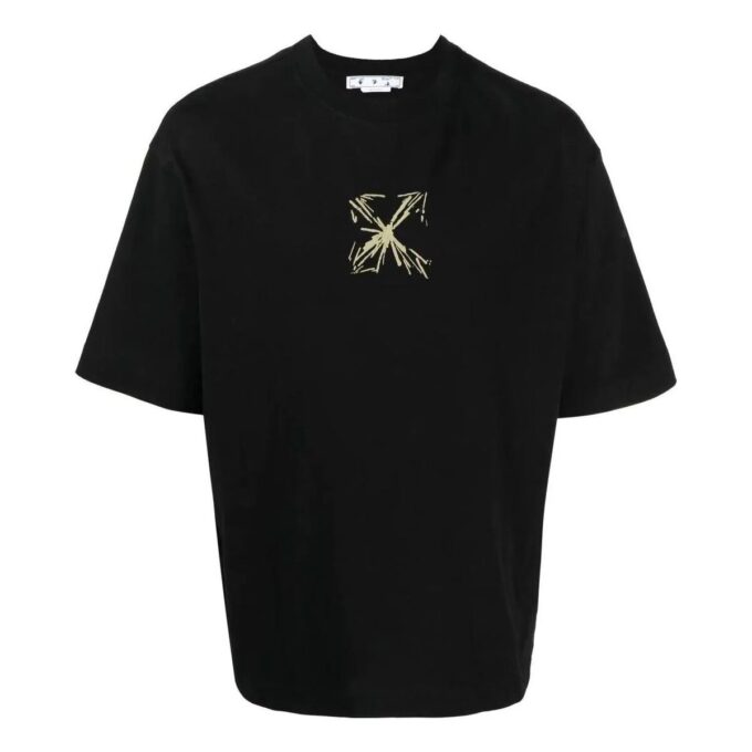 Arrows-Motif Tee “Black”