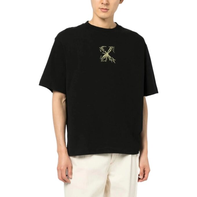 Arrows-Motif Tee “Black”