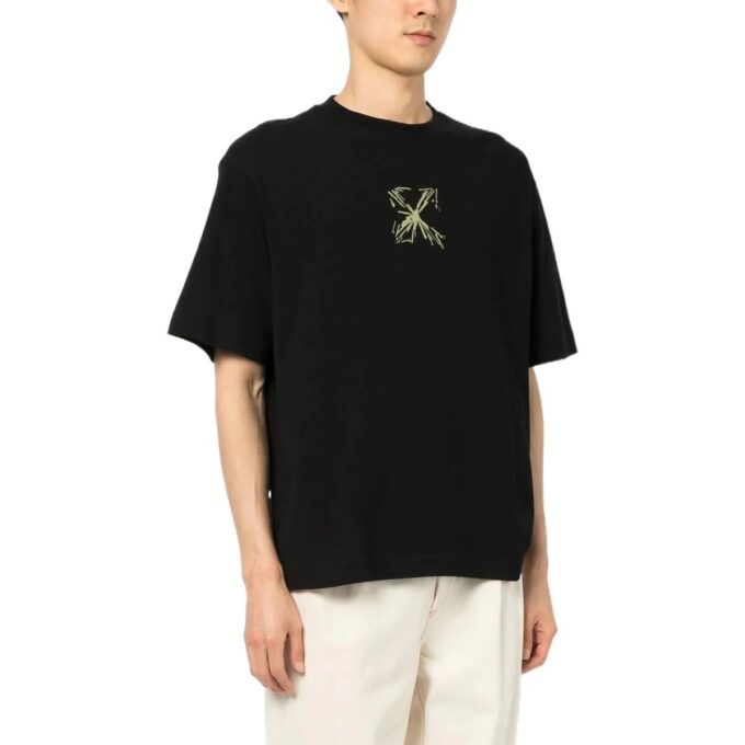 Arrows-Motif Tee “Black”