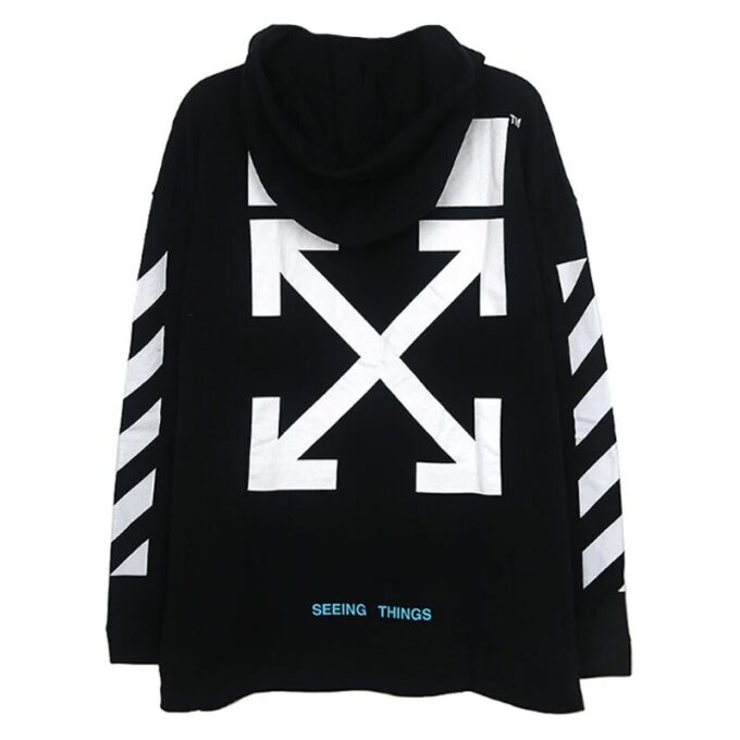 Arrows Over Hoodie “Black White”