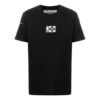 Arrows Pattern Printing Short Sleeve Black