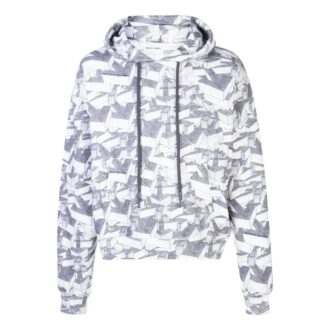 Arrows Print Cotton Hoodie