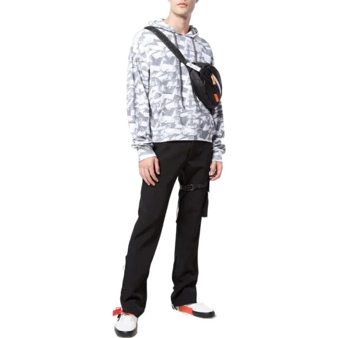 Arrows Print Cotton Hoodie