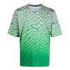 Arrows Print Ombr Effect Tee