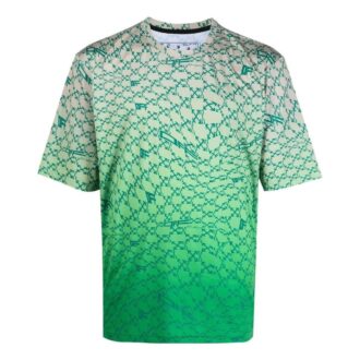 Arrows Print Ombr Effect Tee