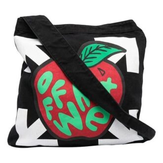 Arrows Printing Single-Shoulder Bag Black