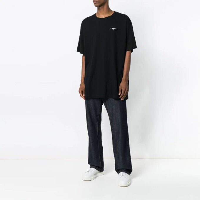 Arrows Sketch Cotton Short Sleeve Oversized