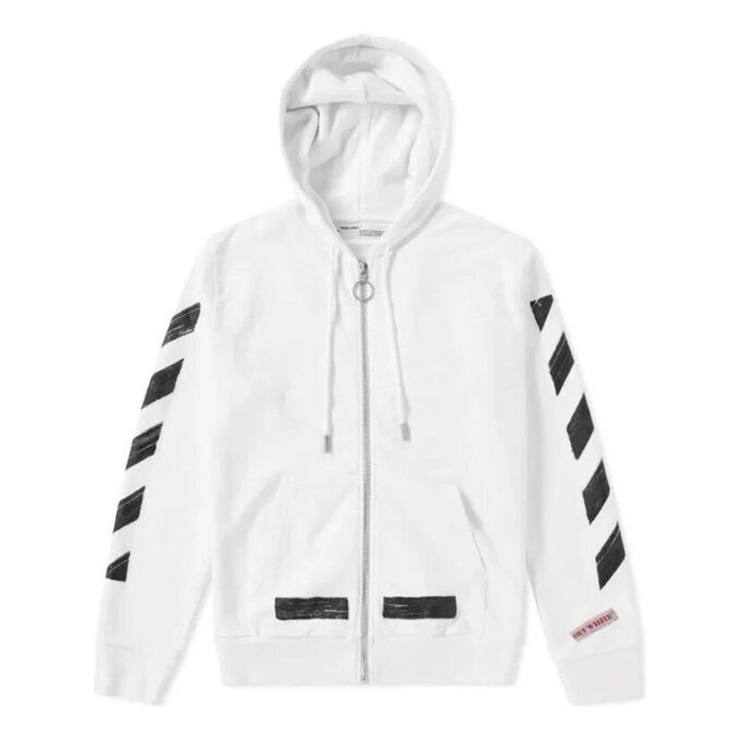 Arrows Sketch Zipper Normal Fit Sweater