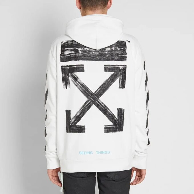Arrows Sketch Zipper Normal Fit Sweater