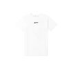 Back Alphabet Printing Short Sleeve White