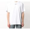 Back Alphabet Printing Short Sleeve White