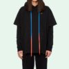 Back Arrow Printing Drawstring Black