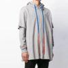 Back Arrow Printing Drawstring Gray