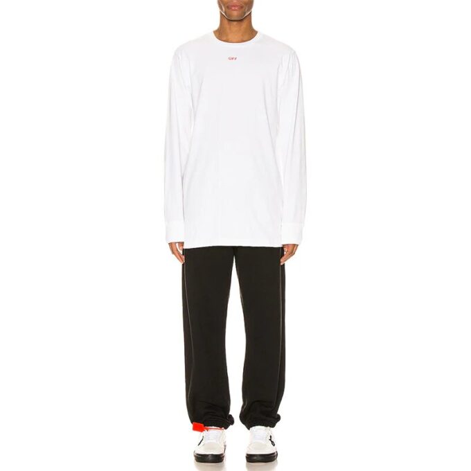 Back Hollow Out Arrow Long Sleeves White