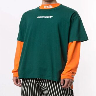 Back Large Logo Printing Green