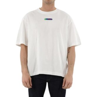 Back Logo Printing Short Sleeve White