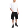 Back Logo Printing Short Sleeve White