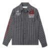 Back MONALISA Mens Logo Stripe Shirts