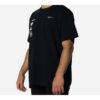 Back Photo Printing Short Sleeve Loose Fit Black