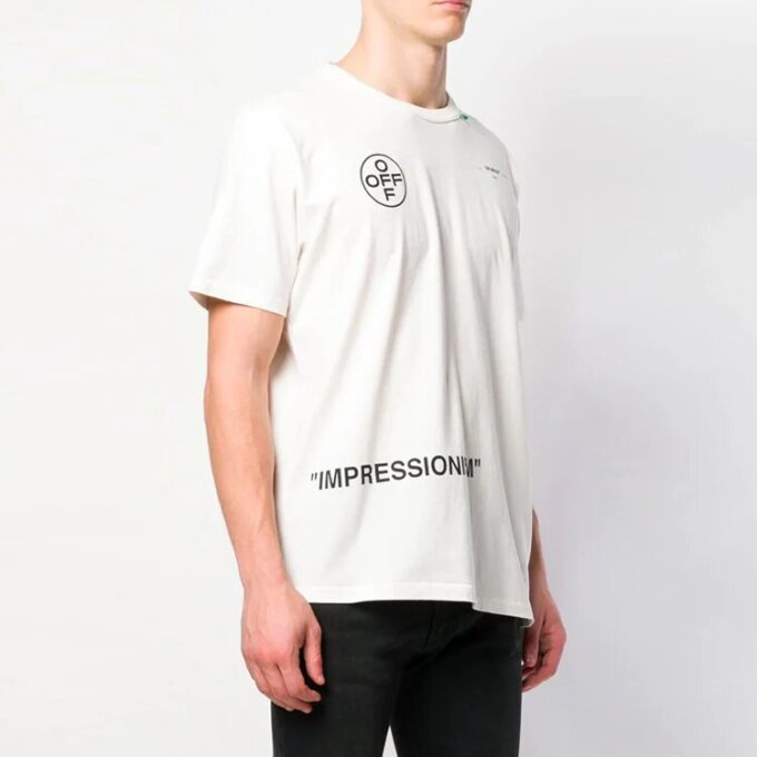 Back Pink Arrow Short Sleeve White