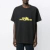 Back Printing Short Sleeve Loose Fit Black