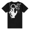 Back Printing Short Sleeve Ordinary Version Black
