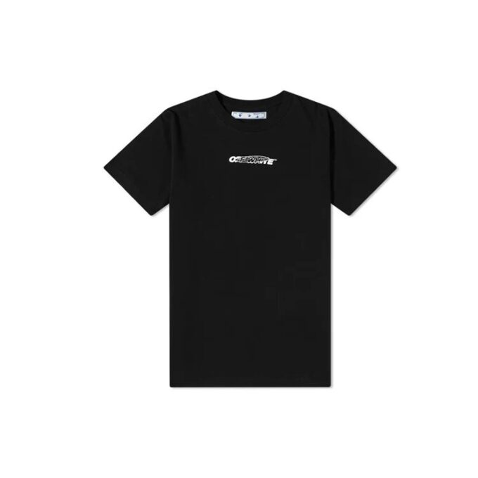 Back Printing Short Sleeve Ordinary Version Black
