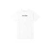 Back Printing Short Sleeve Ordinary Version White