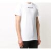 Back Printing Short Sleeve Ordinary Version White