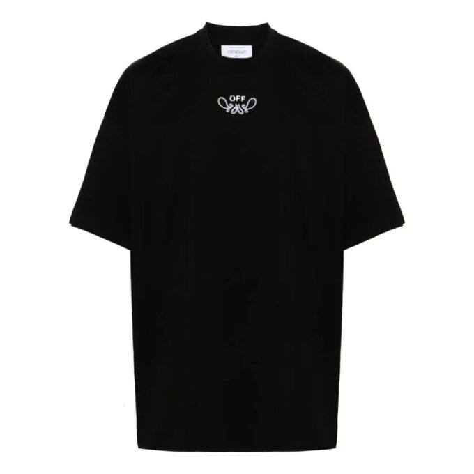 Bandana Arrow Cotton T-shirt “Black”