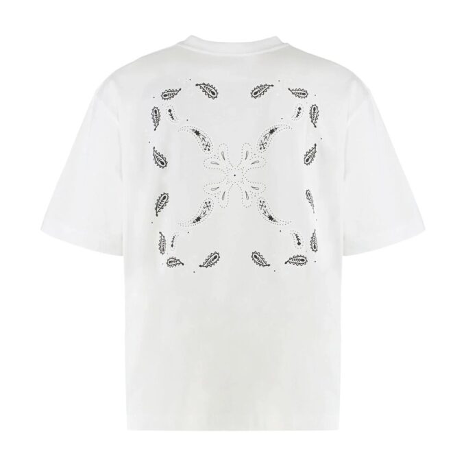 Bandana Arrow Skate Short Sleeve T-Shirt “White”