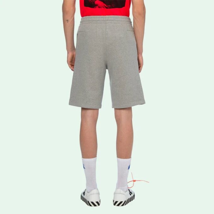 Basic Printing Small Logo Shorts Gray