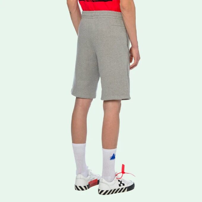 Basic Printing Small Logo Shorts Gray