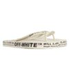 Beach Alphabet Thick Sole White Flip-Flops