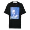 Bernini Oversize Cotton Printing Short Sleeve Loose Fit Black