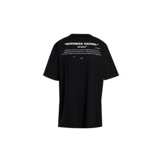 Bernini Oversize Cotton Printing Short Sleeve Loose Fit Black